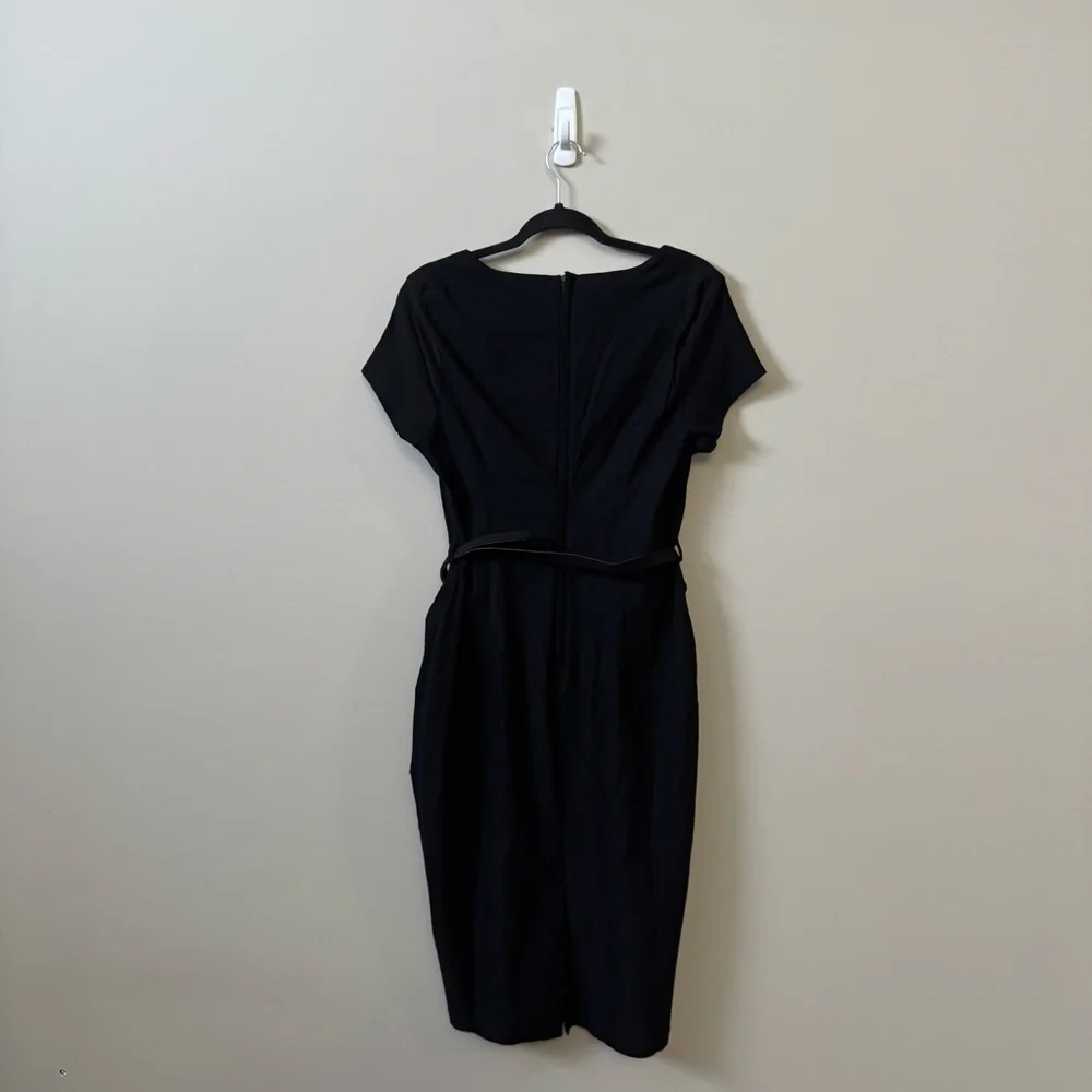 NWT Voodoo Vixen Black and White Retro Midi Dress - Picture 4 of 6